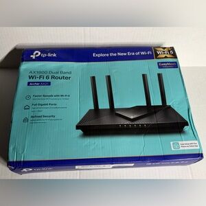 TP-Link AX1800 Dual Band Black Router
